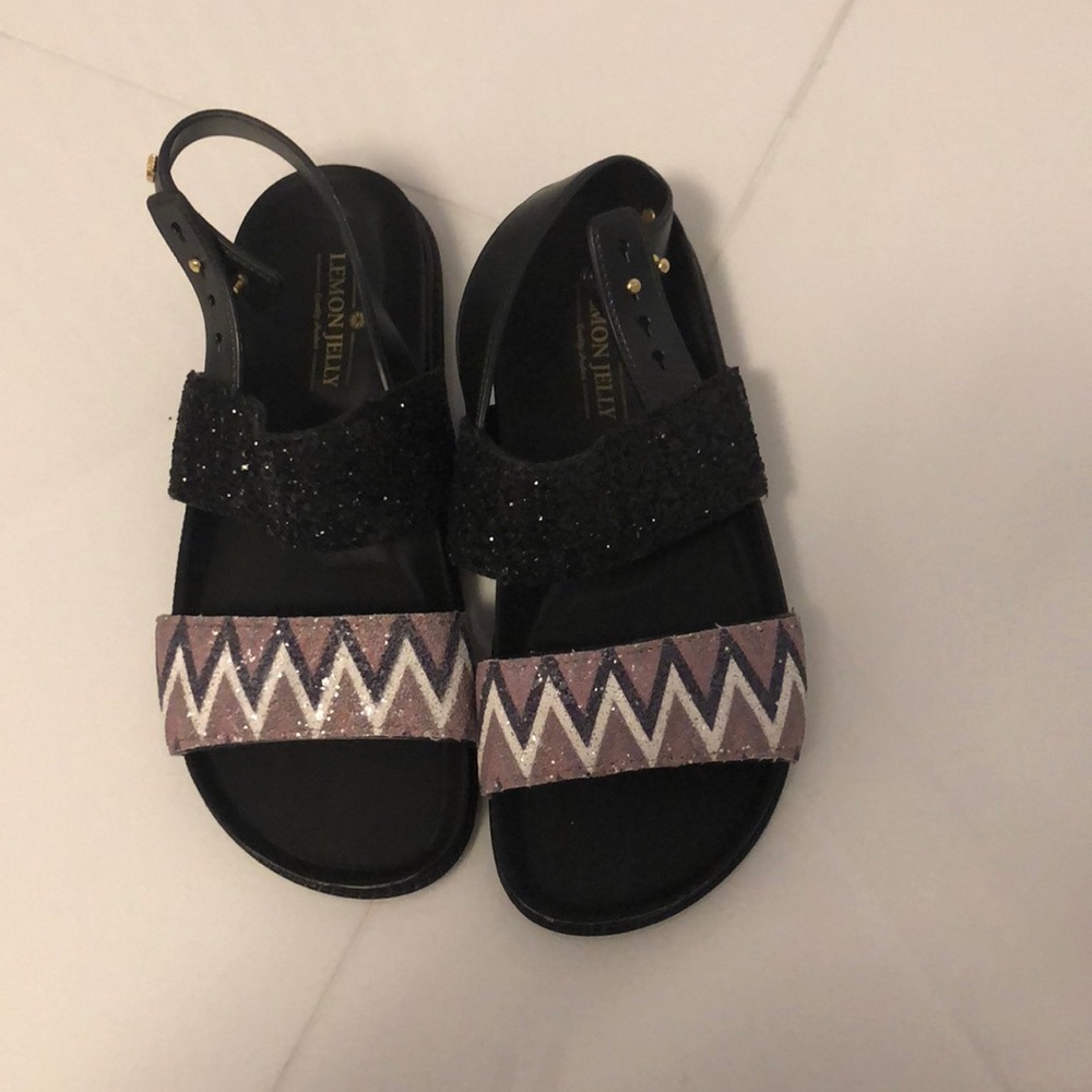 Lemon jelly zig zag sandals